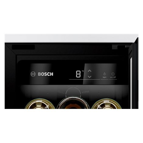 Bosch | Wine Cooler | KUW20VHF0 Series 6, | Energy efficiency class F | Built-in | Bottles capacity 21 | Cooling type | Black - 3